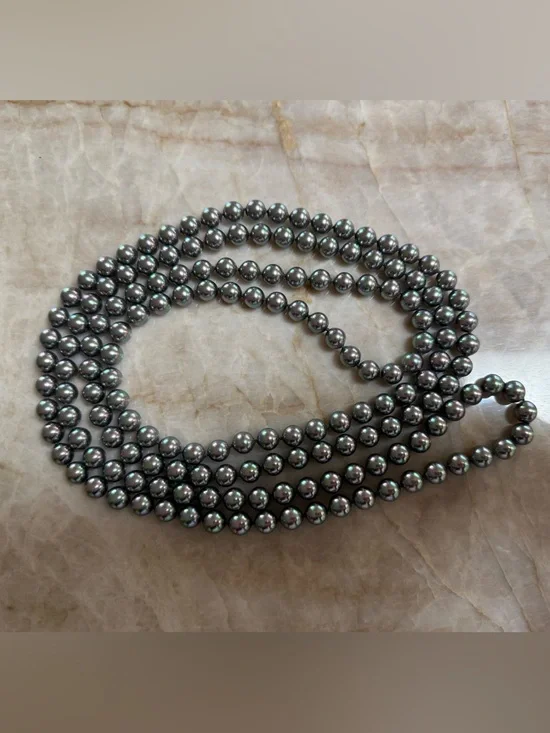 Majorica Continuous Tahitian Style Pearl Necklace - Picture 1 of 5